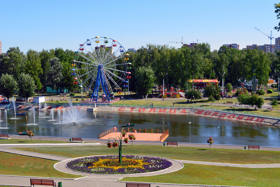 Park named after Alexander Pushkin in Saransk